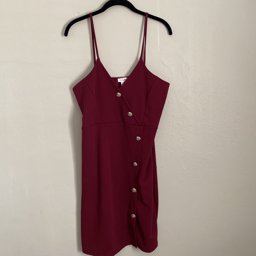 Ruby & Love Gold Button Dress
